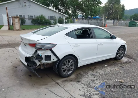 2018 Hyundai Elantra Sel из США, поврежденный, VIN 5NPD84LFXJH259083